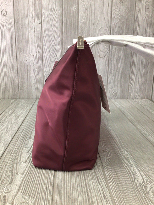 Kate Spade Deep Berry Kitt the little better nylon Tote New